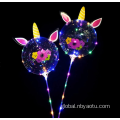 Happy Anniversary Foil Balloon led light up helium pvc clear inflatable balloon Factory